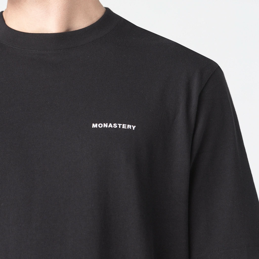 DENWEN T - SHIRT OVERSIZED MEN BLACK - Monastery | Tienda Oficial Colombia
