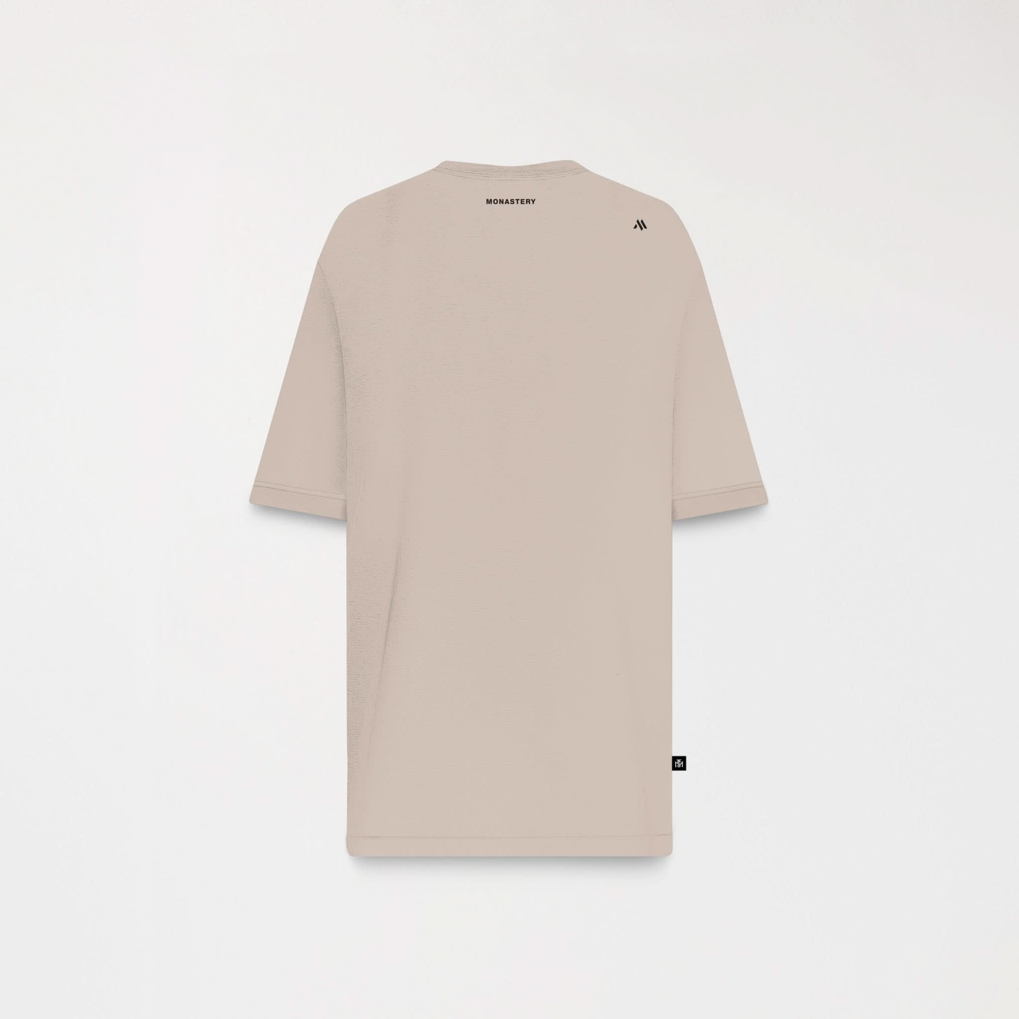 DENWEN T - SHIRT OVERSIZED MEN SIMPLY TAUPE - Monastery | Tienda Oficial Colombia