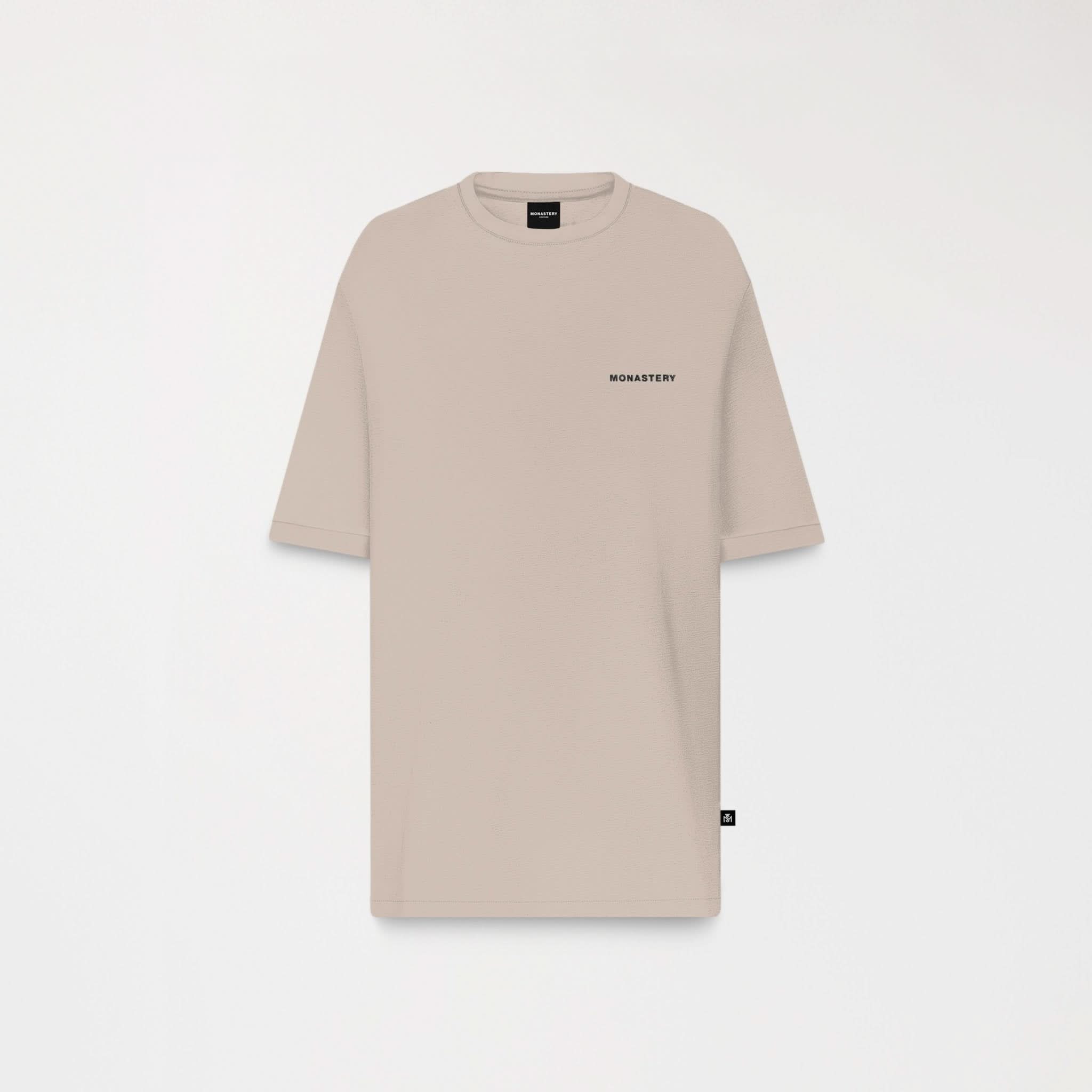 DENWEN T - SHIRT OVERSIZED MEN SIMPLY TAUPE - Monastery | Tienda Oficial Colombia