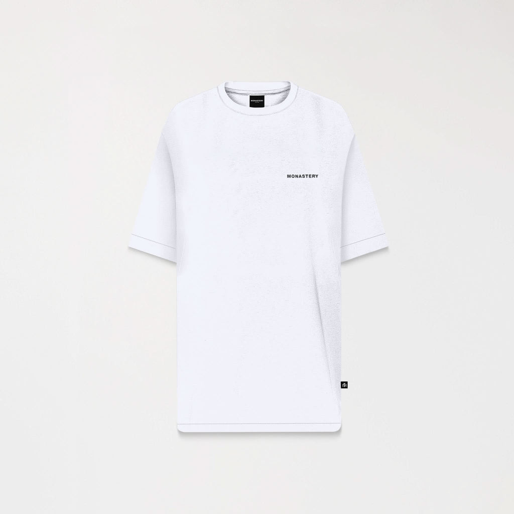 DENWEN T - SHIRT OVERSIZED MEN WHITE - Monastery | Tienda Oficial Colombia