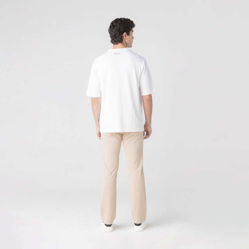 DENWEN T - SHIRT OVERSIZED MEN WHITE - Monastery | Tienda Oficial Colombia
