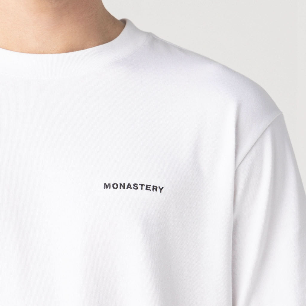 DENWEN T - SHIRT OVERSIZED MEN WHITE - Monastery | Tienda Oficial Colombia