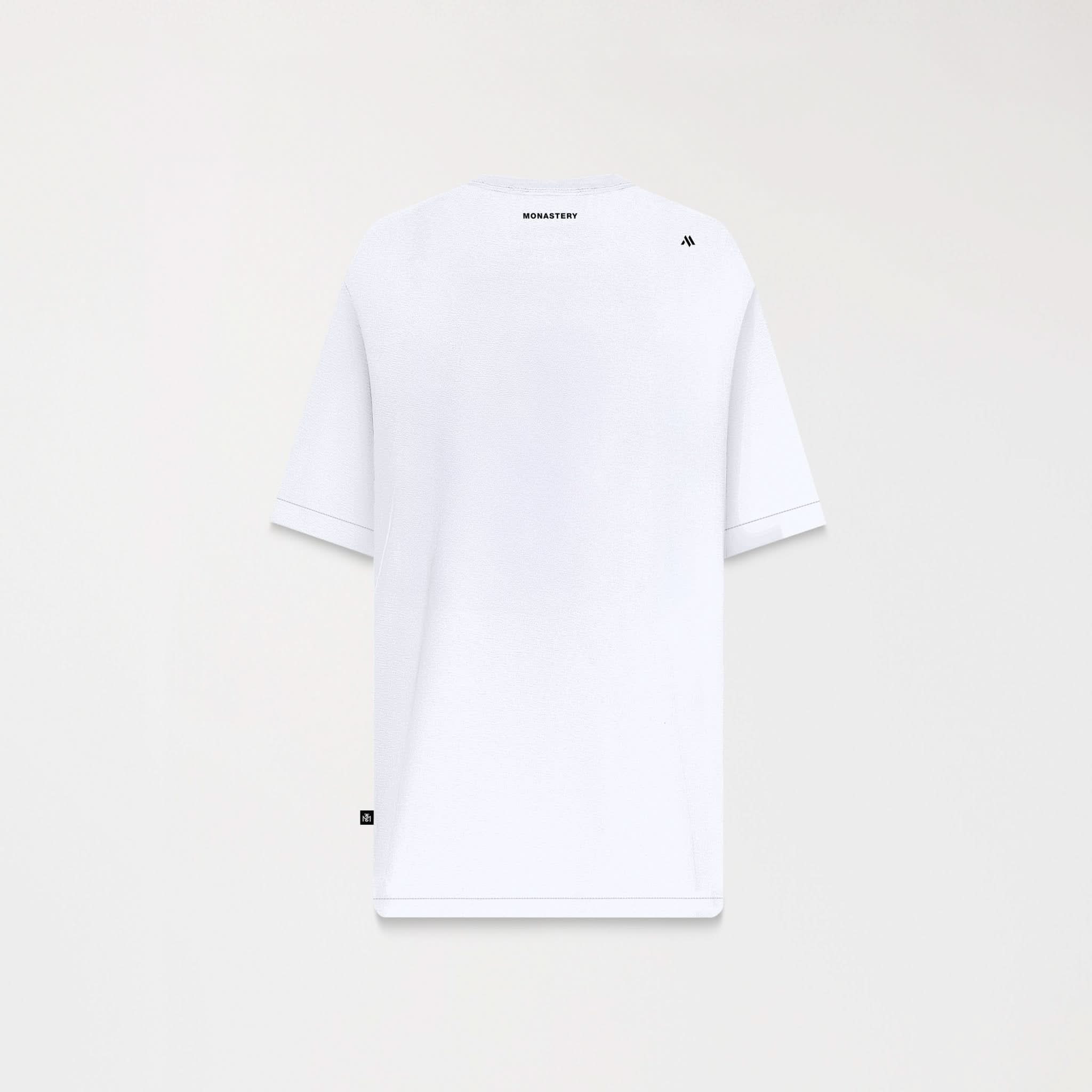 DENWEN T - SHIRT OVERSIZED MEN WHITE - Monastery | Tienda Oficial Colombia