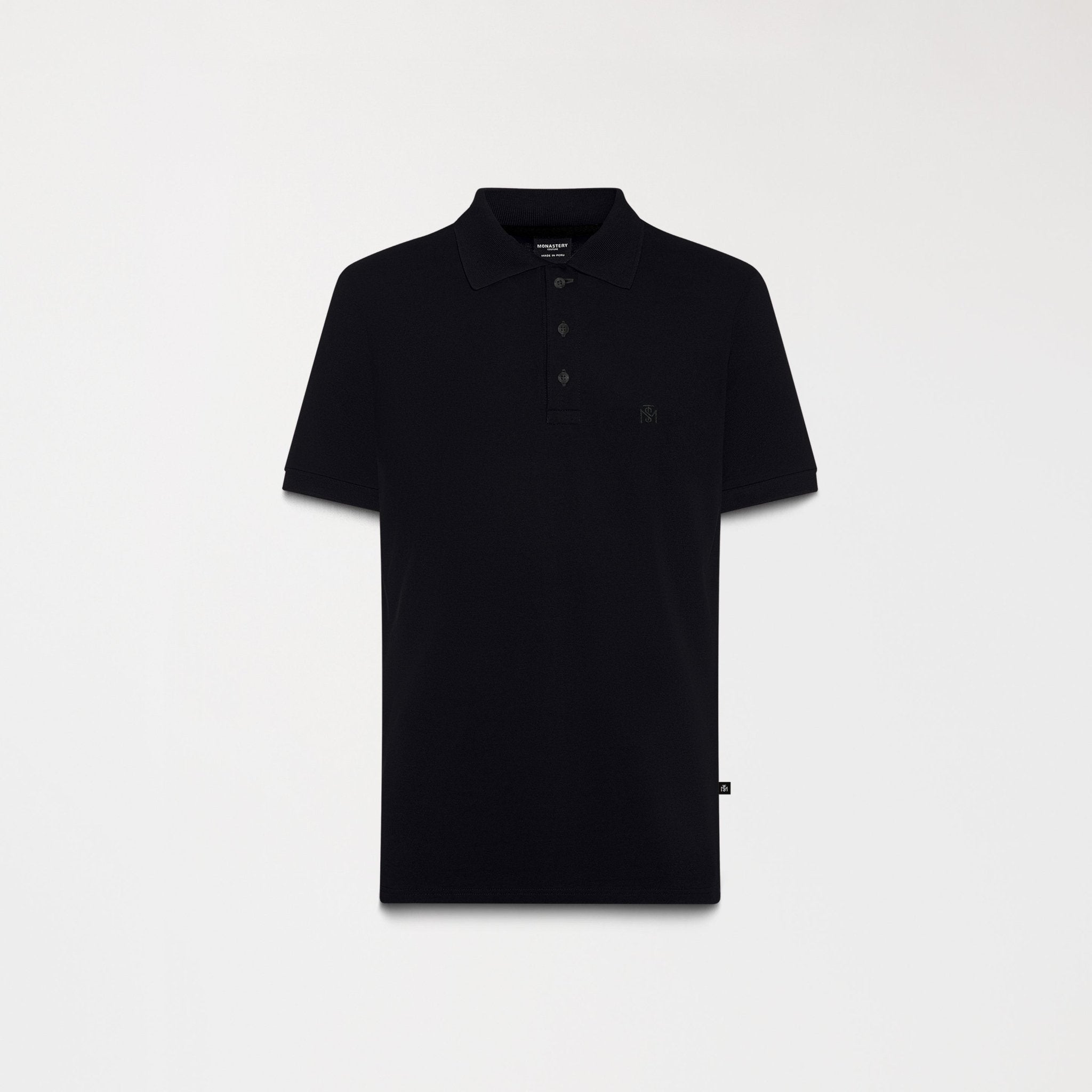 DOMINARIA POLO MEN BLACK - Monastery | Tienda Oficial Colombia