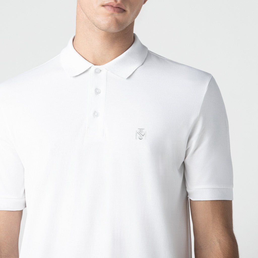 DOMINARIA POLO MEN WHITE - Monastery | Tienda Oficial Colombia