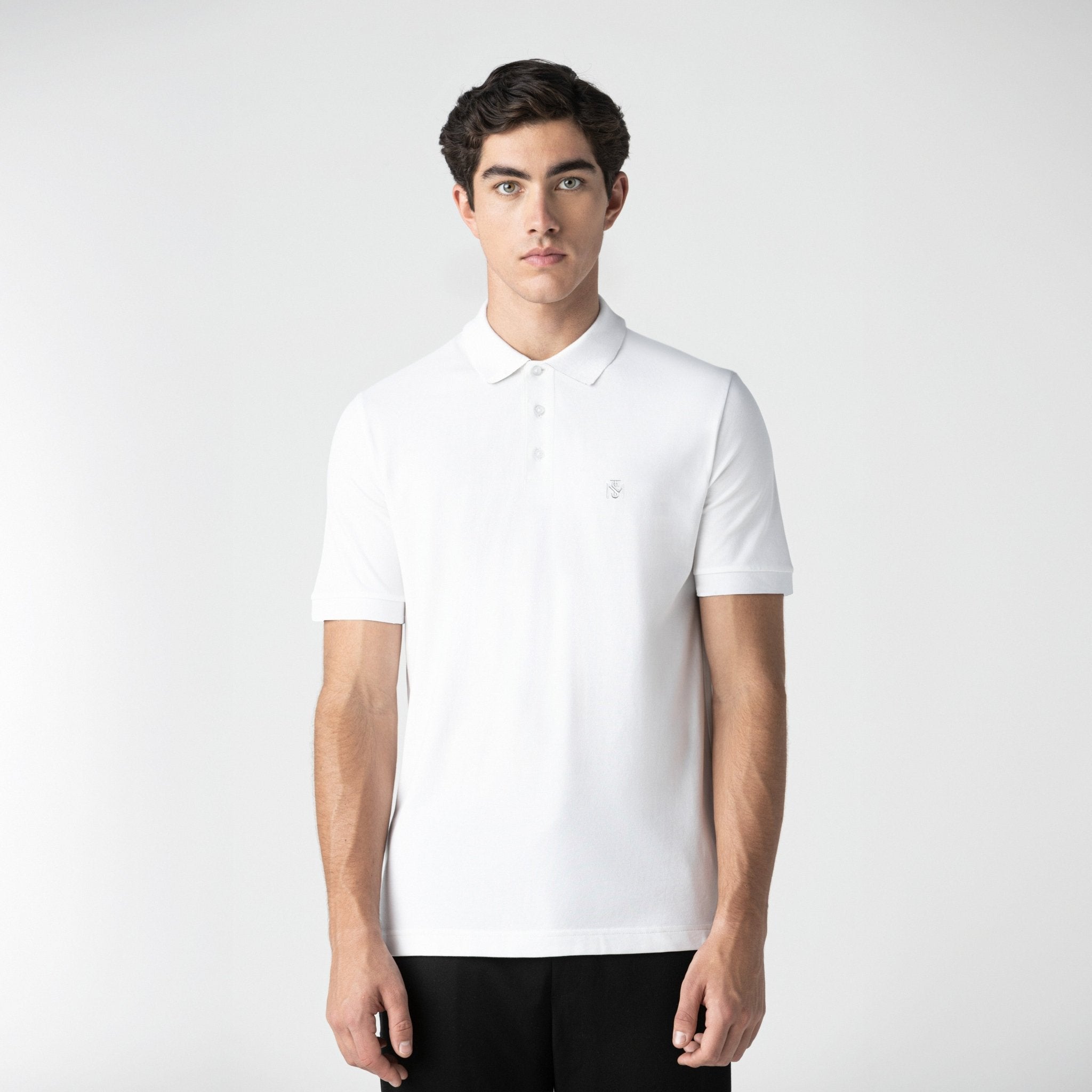 DOMINARIA POLO MEN WHITE - Monastery | Tienda Oficial Colombia
