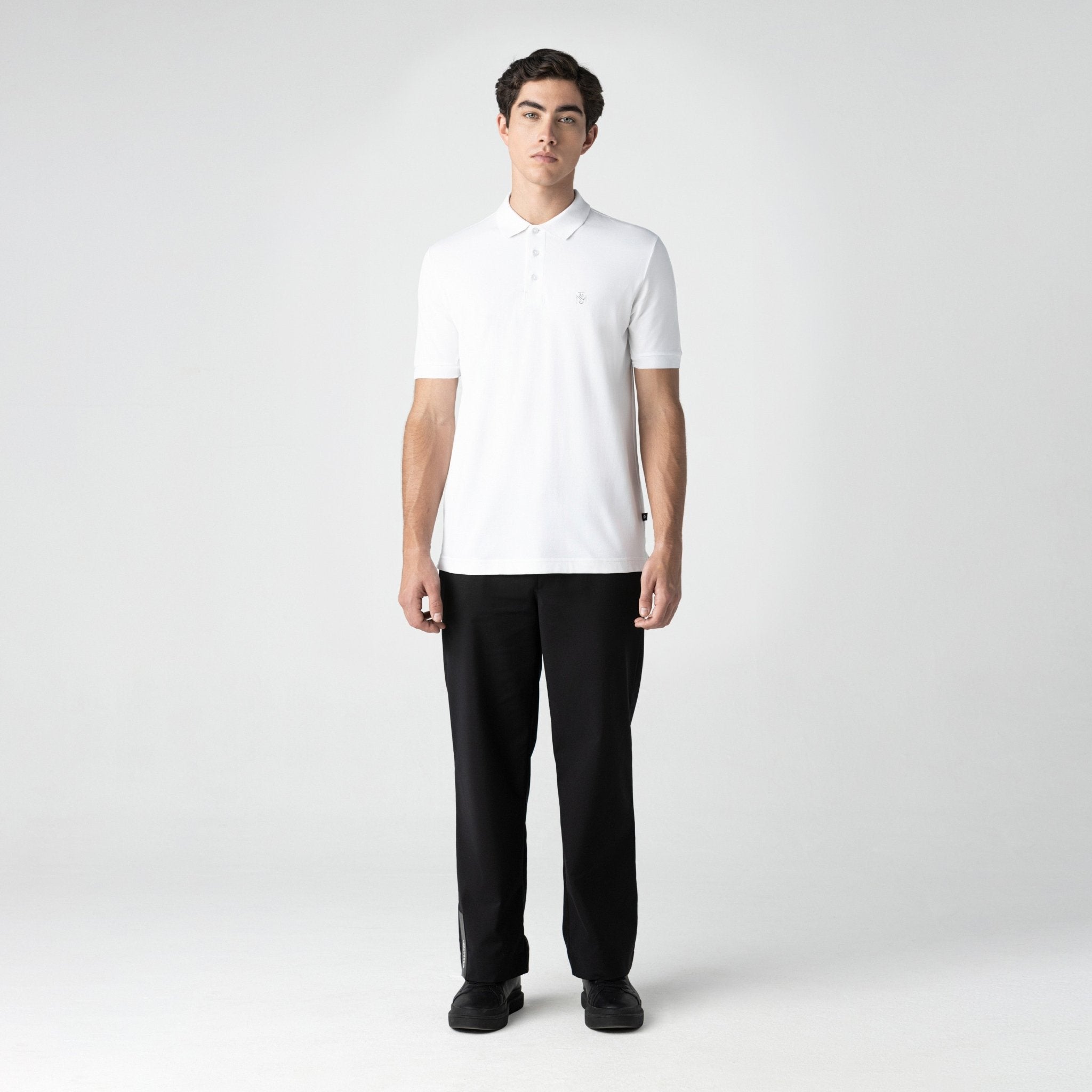 DOMINARIA POLO MEN WHITE - Monastery | Tienda Oficial Colombia