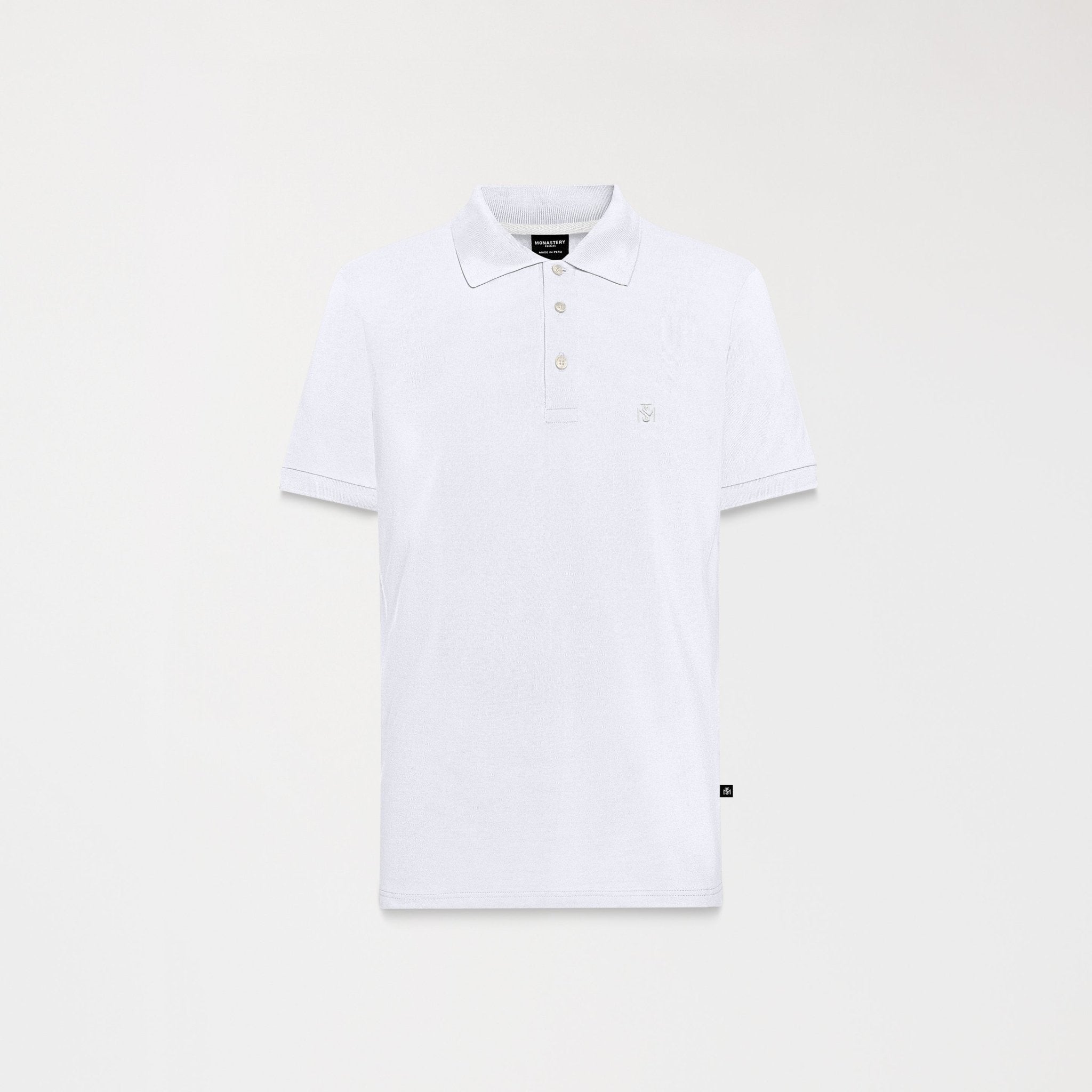 DOMINARIA POLO MEN WHITE - Monastery | Tienda Oficial Colombia