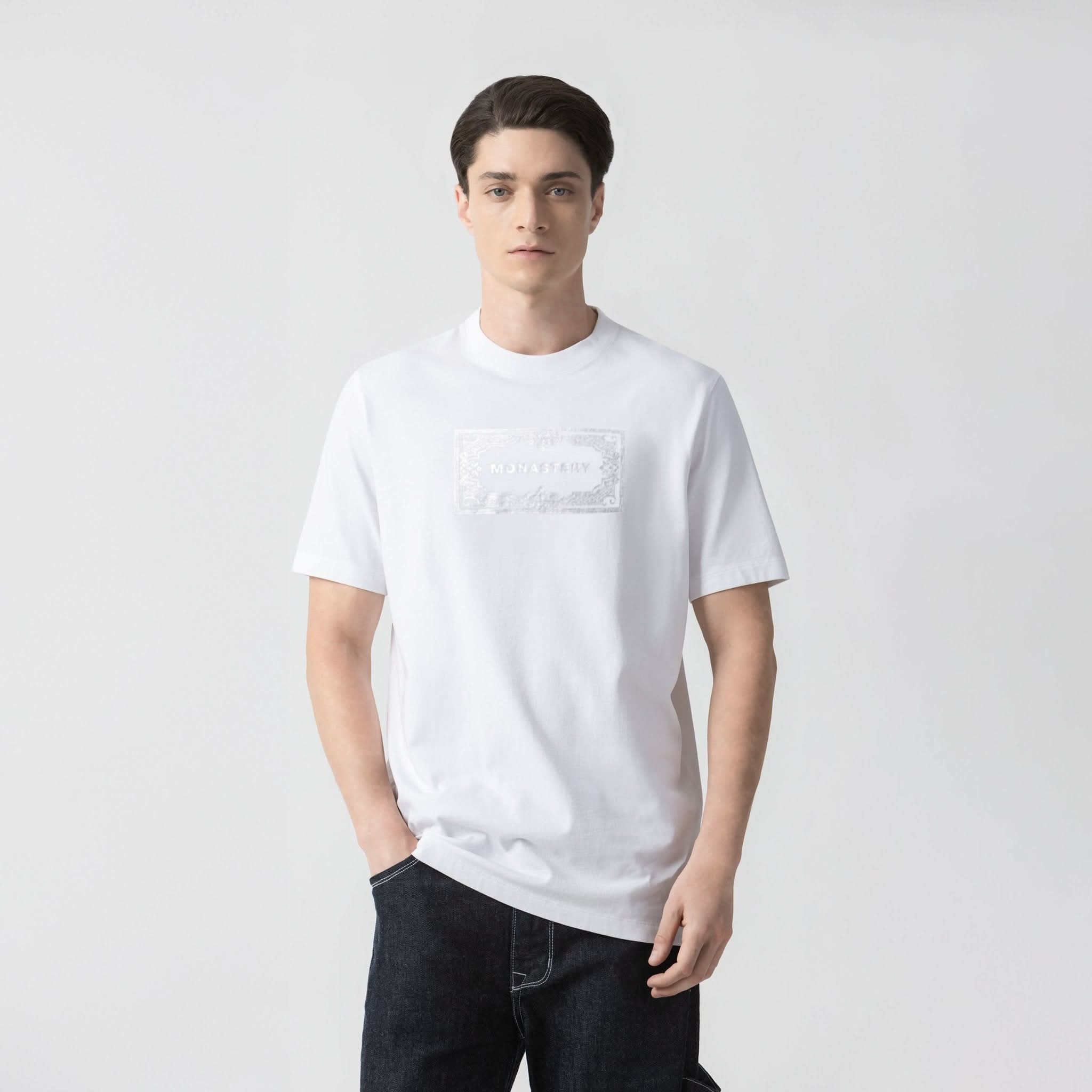 DOMINUS T - SHIRT MEN WHITE - Monastery | Tienda Oficial Colombia