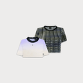 DUAL ESSENTIALS CROP TOP WOMEN DELYTH MULTICOLOR - JENNA BLACK - Monastery | Tienda Oficial Colombia