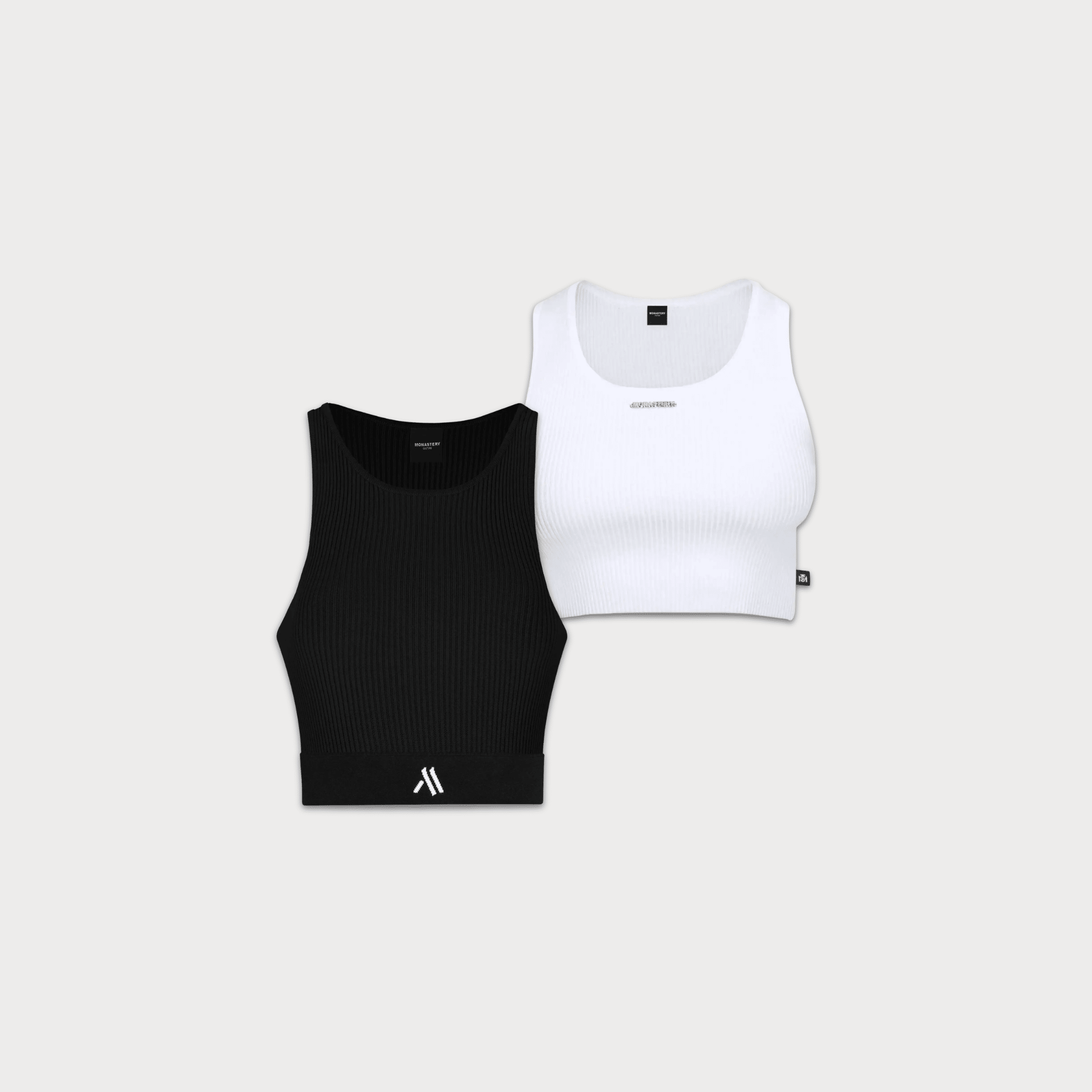 DUAL ESSENTIALS TOP WOMEN GISELE BLACK - SNOW WHITE - Monastery | Tienda Oficial Colombia