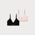 DUAL ESSENTIALS TOP WOMEN MAINE BLACK - TAUPE - Monastery | Tienda Oficial Colombia