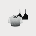 DUAL ESSENTIALS TOP WOMEN WYNN WHITE - MAINE BLACK - Monastery | Tienda Oficial Colombia