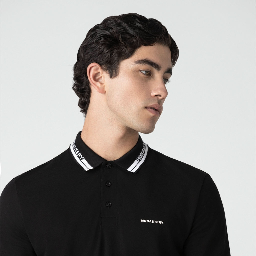 DUDLEY POLO MEN BLACK - Monastery | Tienda Oficial Colombia