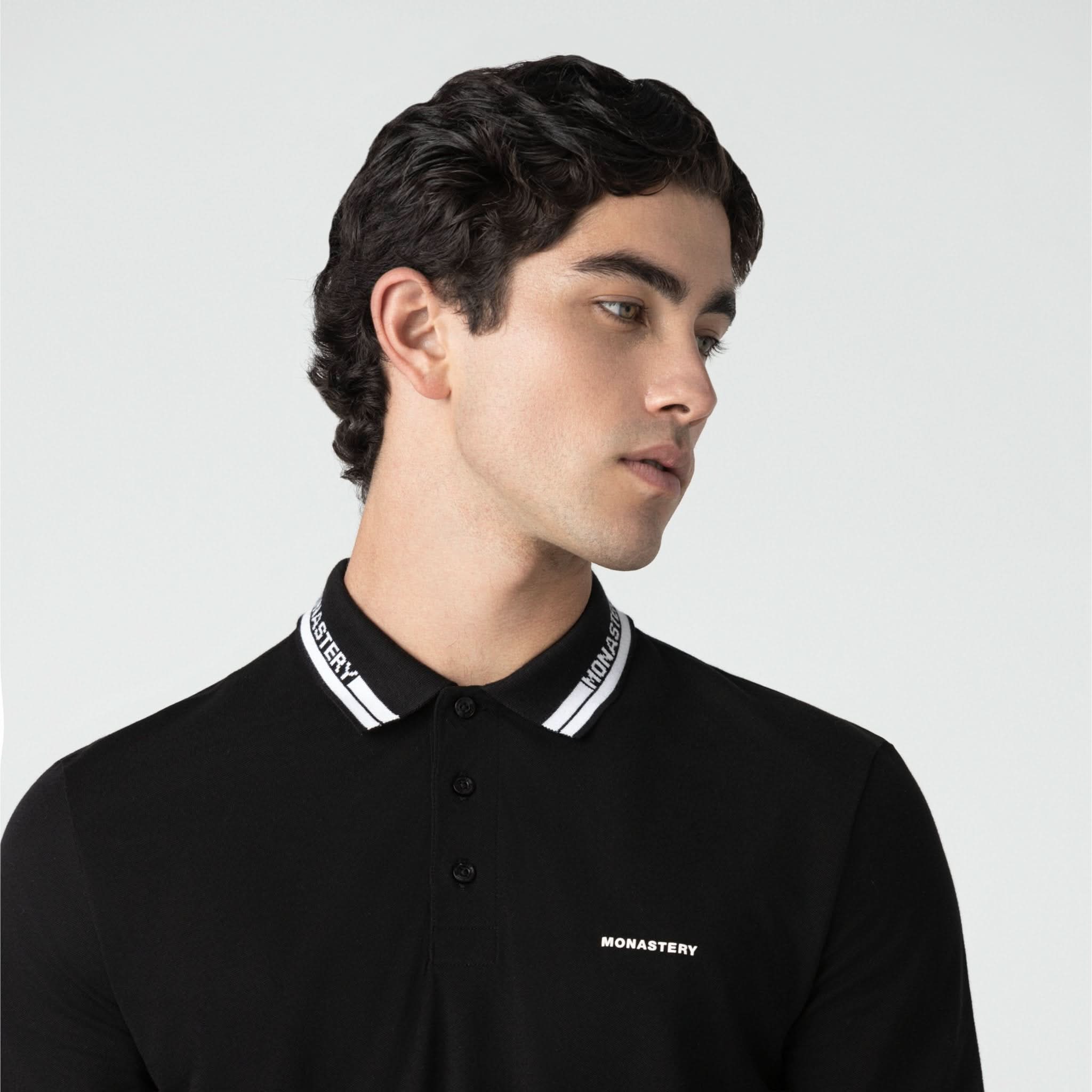 DUDLEY POLO MEN BLACK - Monastery | Tienda Oficial Colombia