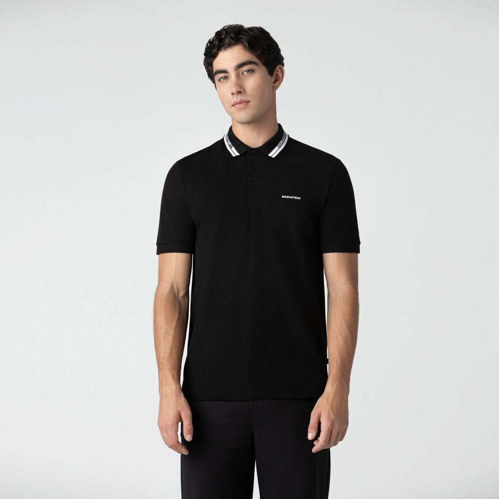 DUDLEY POLO MEN BLACK - Monastery | Tienda Oficial Colombia