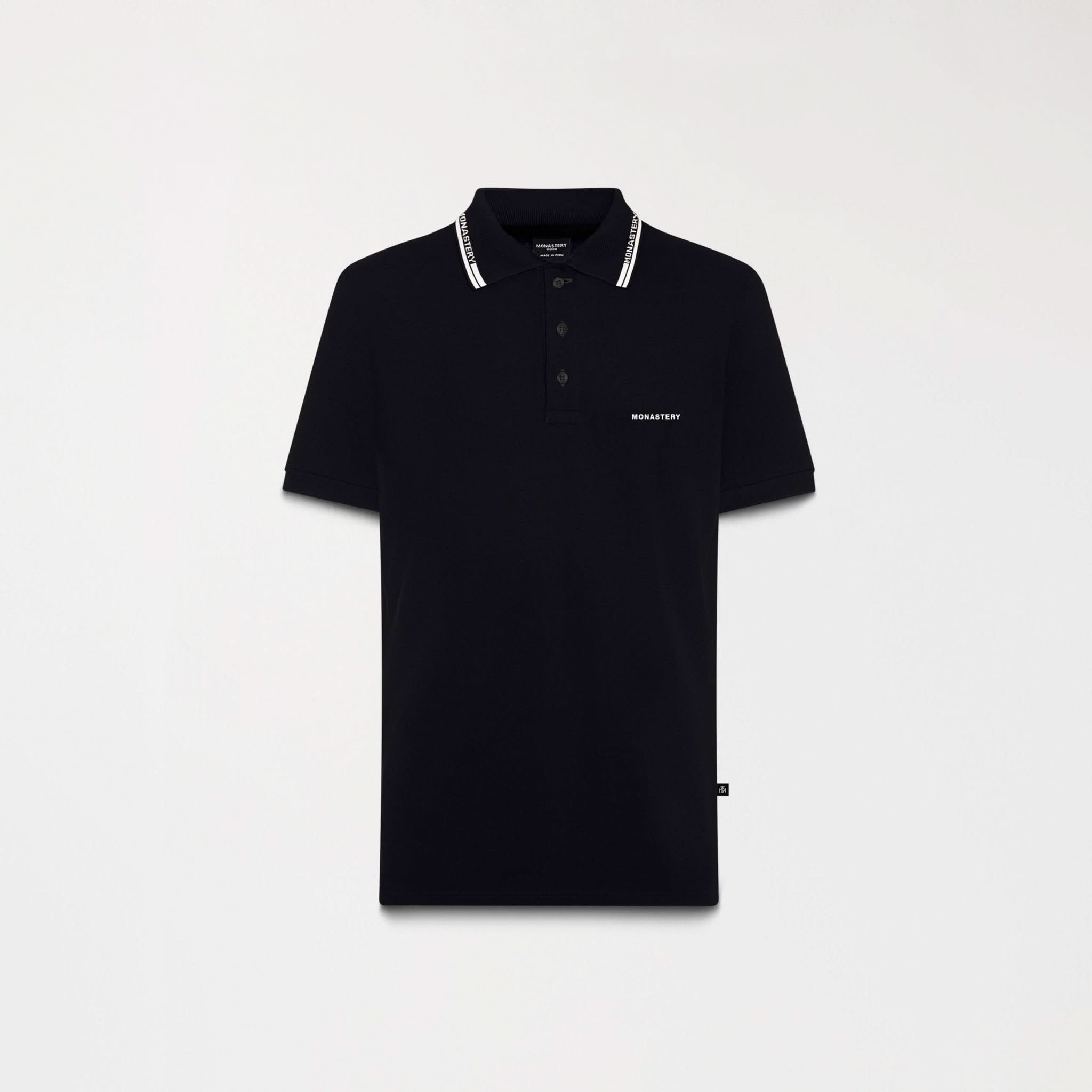 DUDLEY POLO MEN BLACK - Monastery | Tienda Oficial Colombia