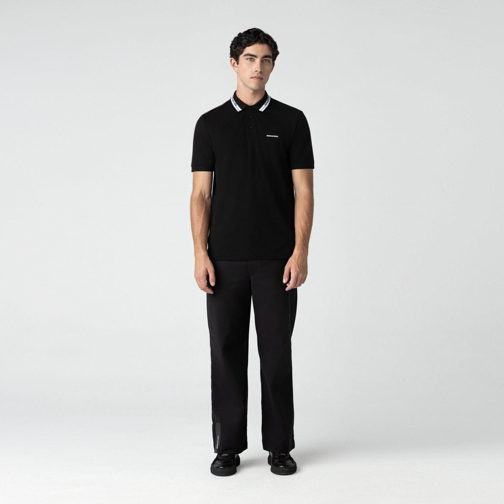 DUDLEY POLO MEN BLACK - Monastery | Tienda Oficial Colombia
