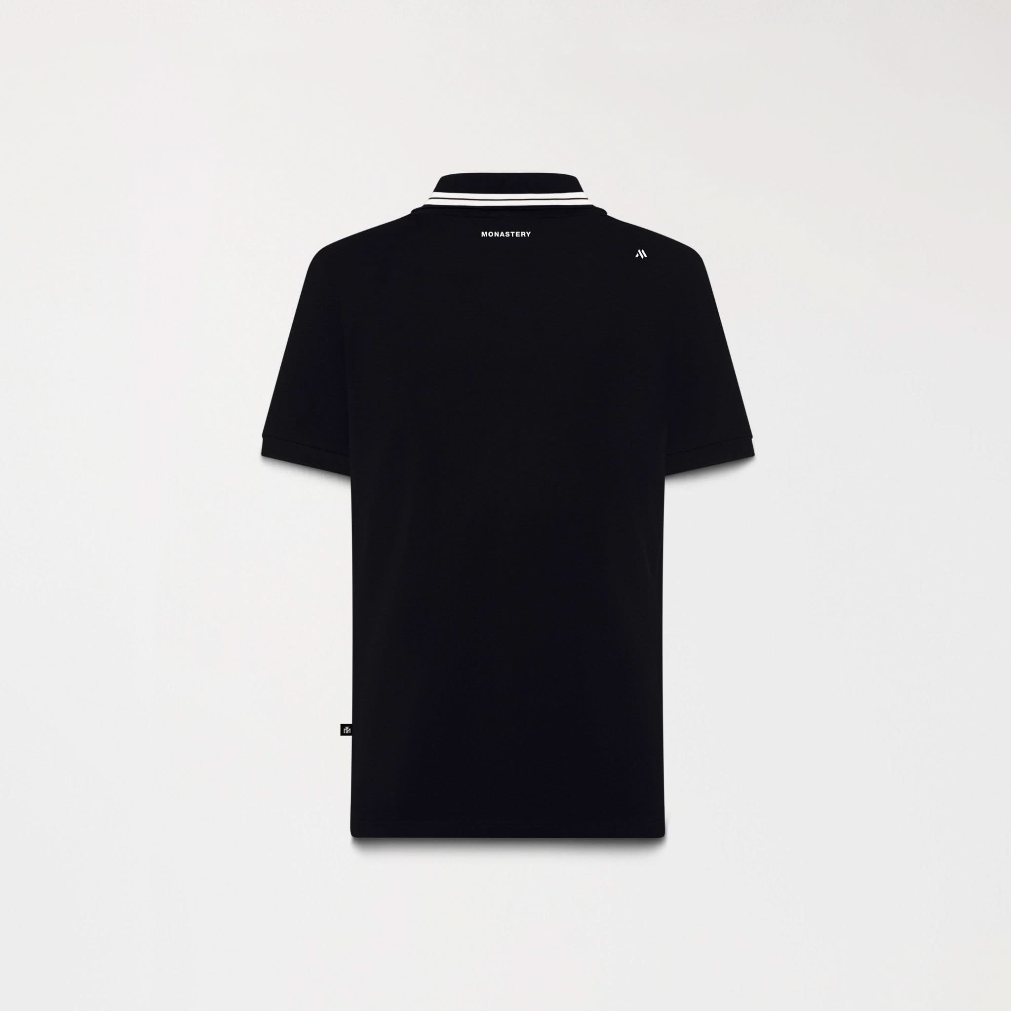 DUDLEY POLO MEN BLACK - Monastery | Tienda Oficial Colombia