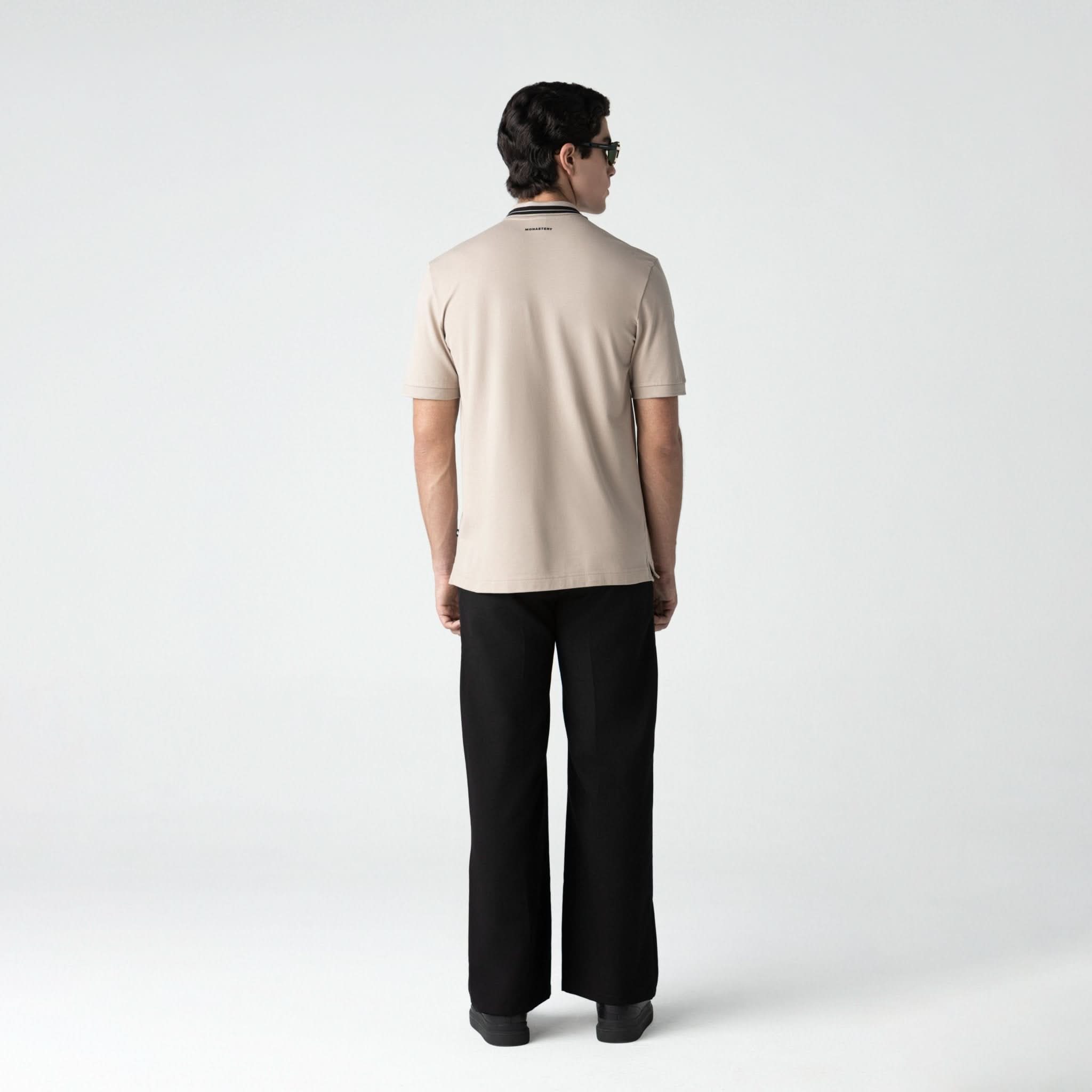 DUDLEY POLO MEN SIMPLY TAUPE - Monastery | Tienda Oficial Colombia