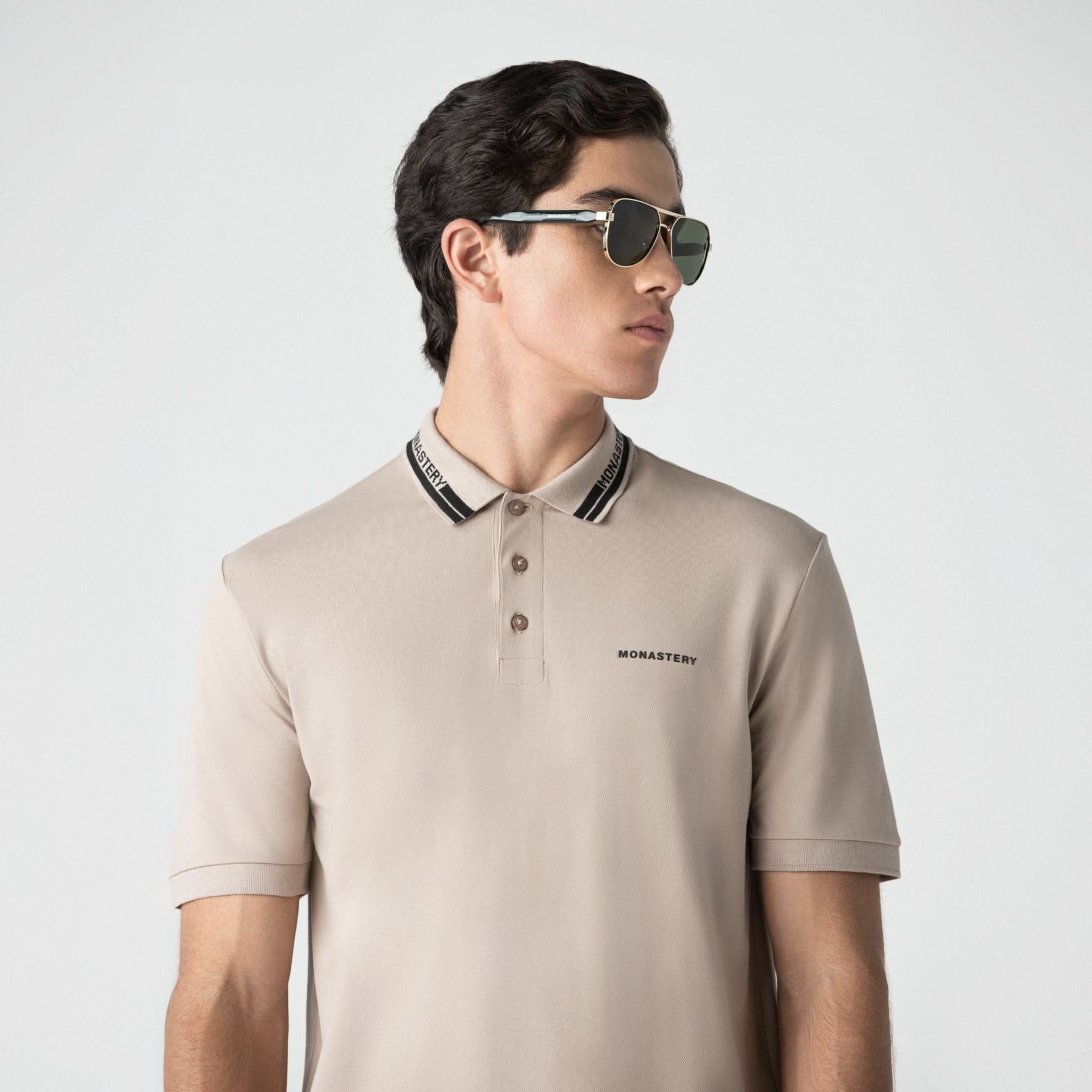 DUDLEY POLO MEN SIMPLY TAUPE - Monastery | Tienda Oficial Colombia