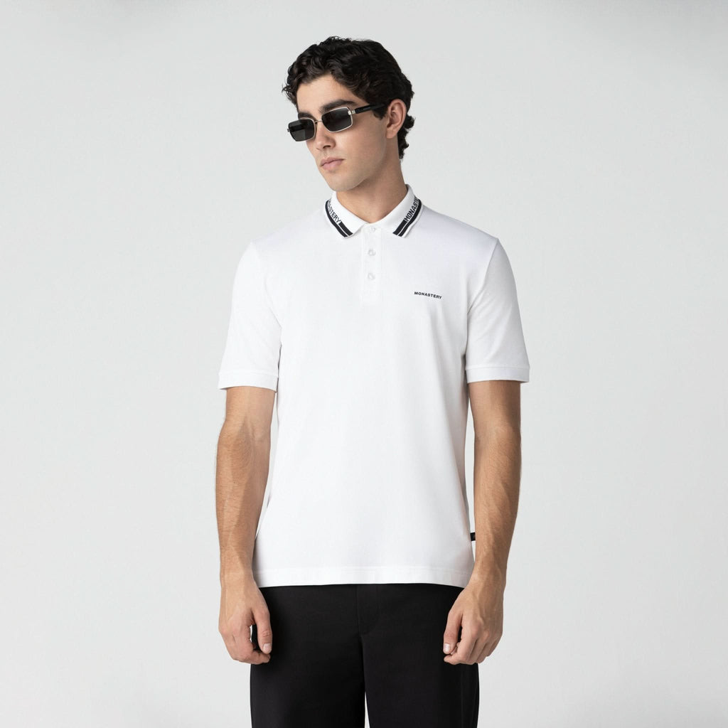 DUDLEY POLO MEN WHITE - Monastery | Tienda Oficial Colombia