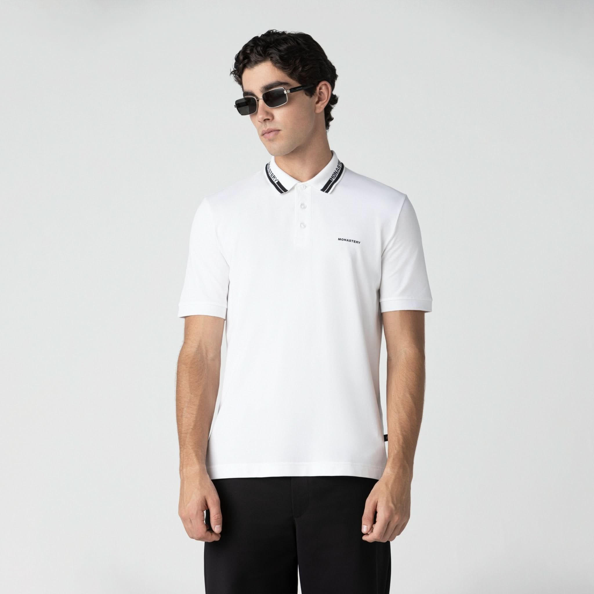 DUDLEY POLO MEN WHITE - Monastery | Tienda Oficial Colombia