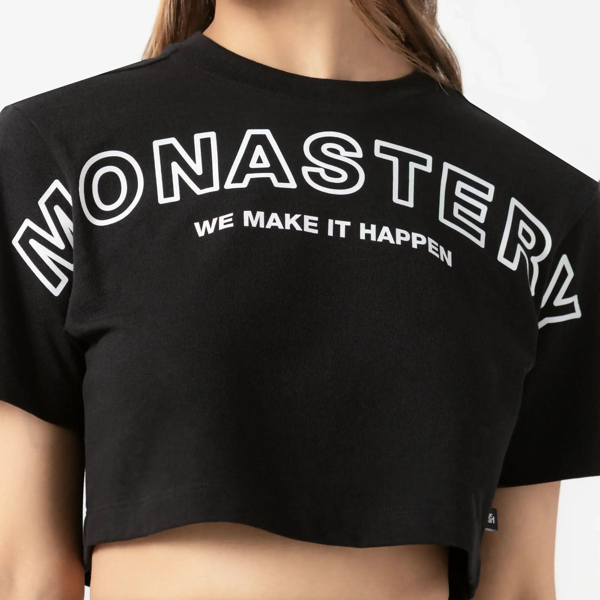 DUSTY CROP TOP WOMEN BLACK - Monastery | Tienda Oficial Colombia