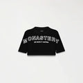 DUSTY CROP TOP WOMEN BLACK - Monastery | Tienda Oficial Colombia