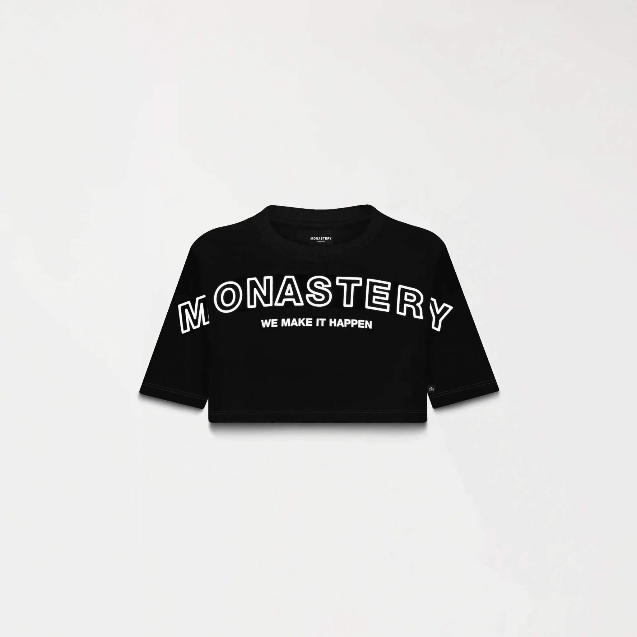 DUSTY CROP TOP WOMEN BLACK - Monastery | Tienda Oficial Colombia