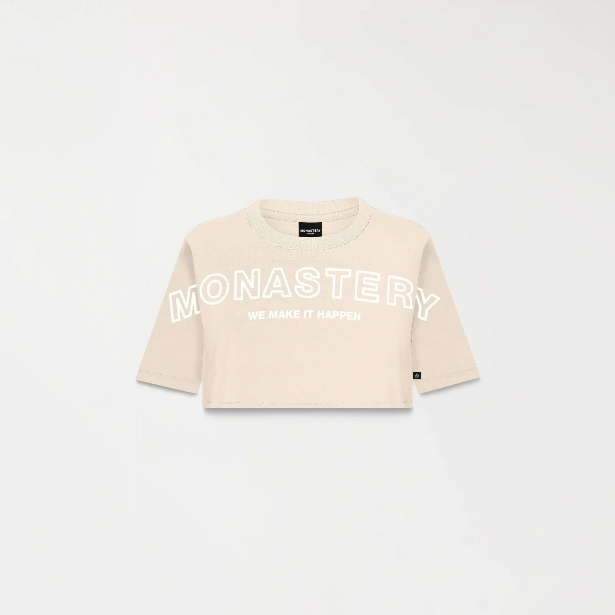 DUSTY CROP TOP WOMEN IRISH CREAM - Monastery | Tienda Oficial Colombia