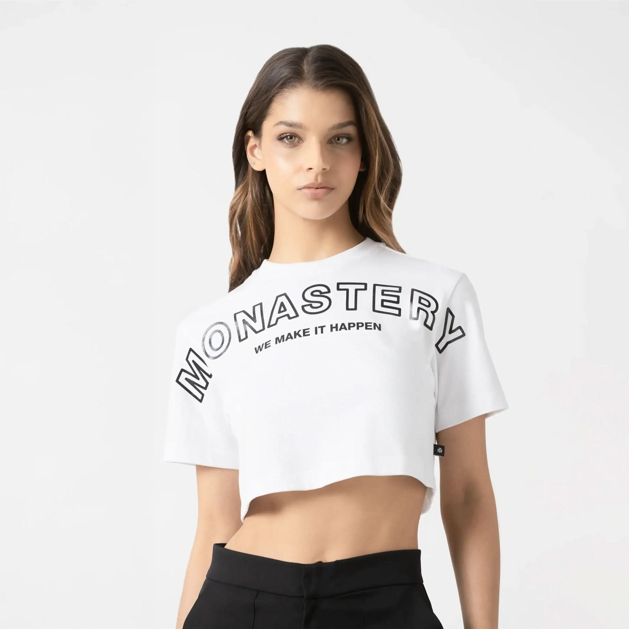 DUSTY CROP TOP WOMEN WHITE - Monastery | Tienda Oficial Colombia