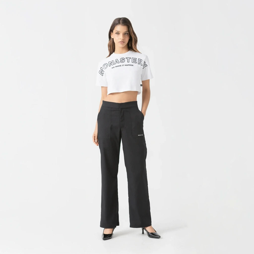 DUSTY CROP TOP WOMEN WHITE - Monastery | Tienda Oficial Colombia