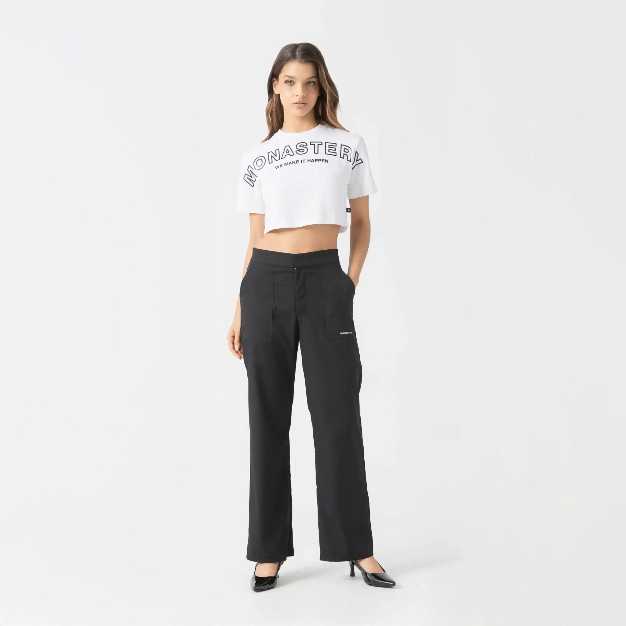 DUSTY CROP TOP WOMEN WHITE - Monastery | Tienda Oficial Colombia