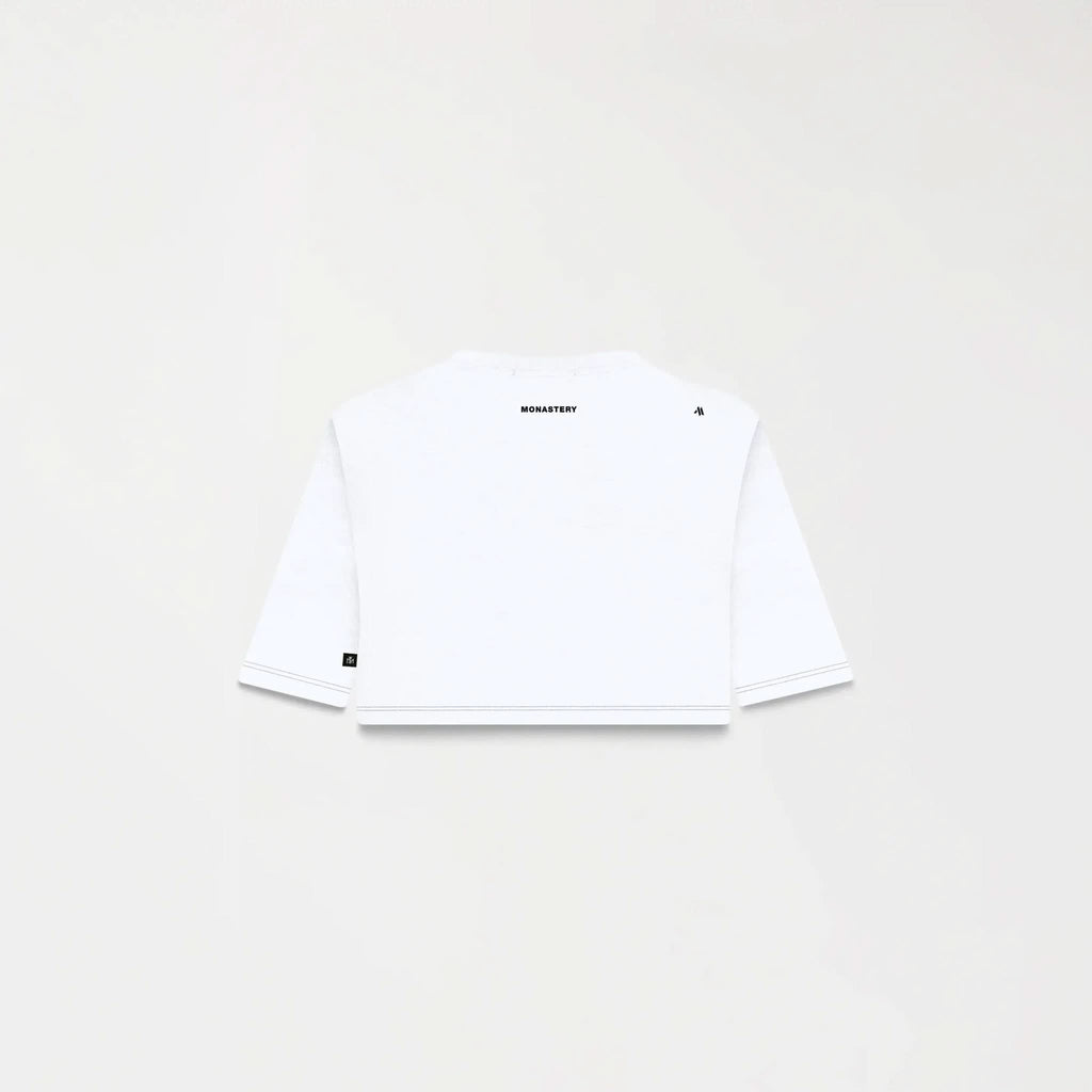DUSTY CROP TOP WOMEN WHITE - Monastery | Tienda Oficial Colombia