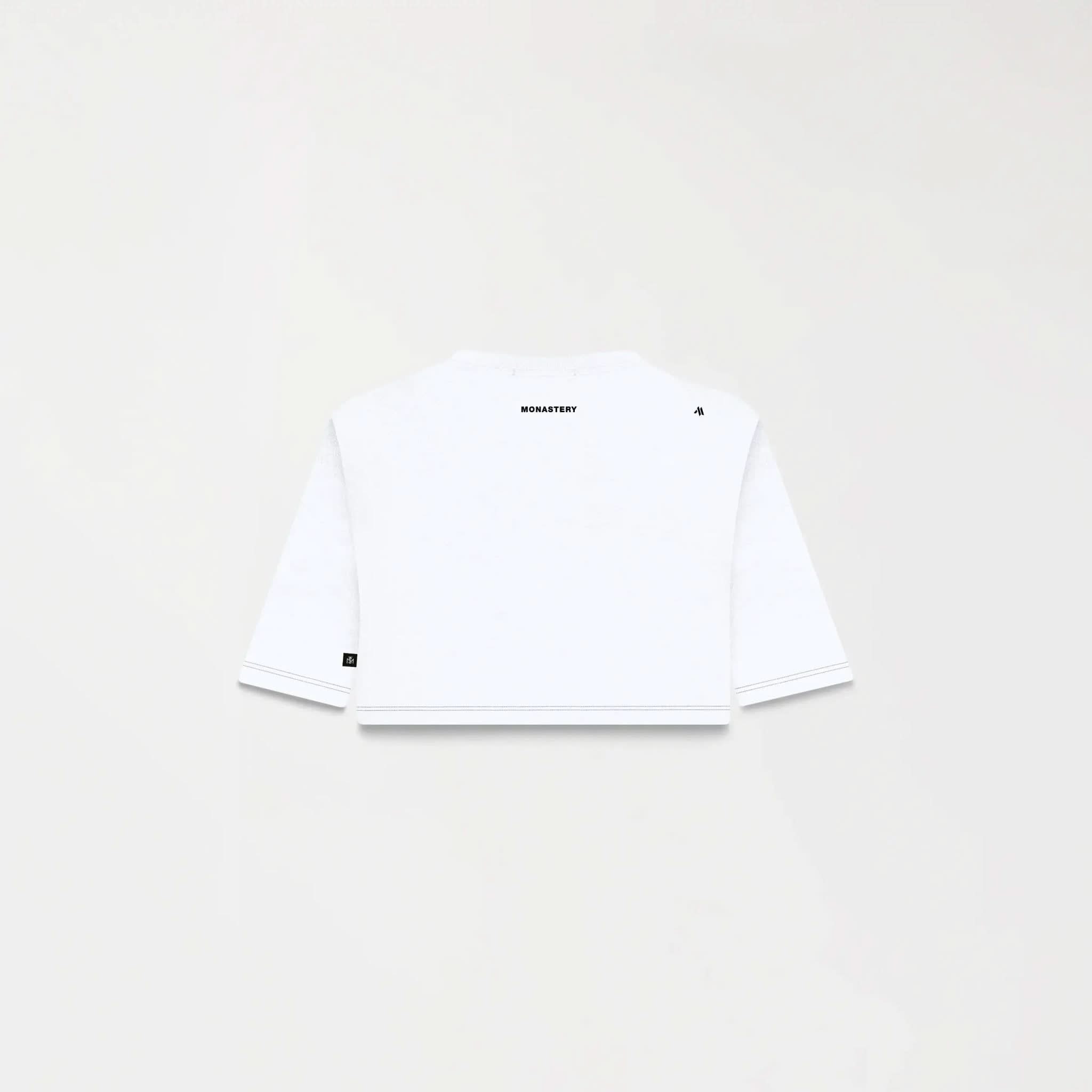 DUSTY CROP TOP WOMEN WHITE - Monastery | Tienda Oficial Colombia