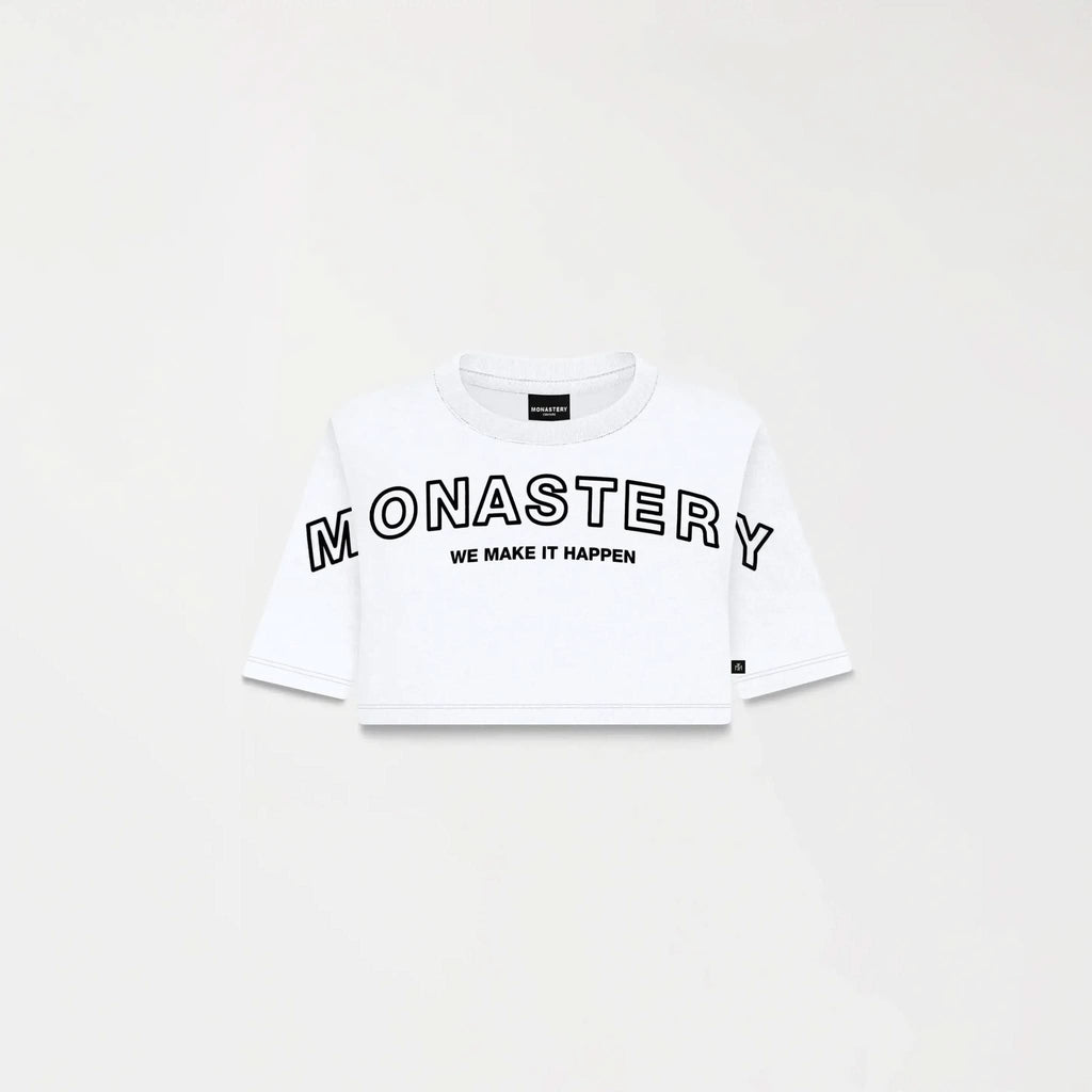 DUSTY CROP TOP WOMEN WHITE - Monastery | Tienda Oficial Colombia