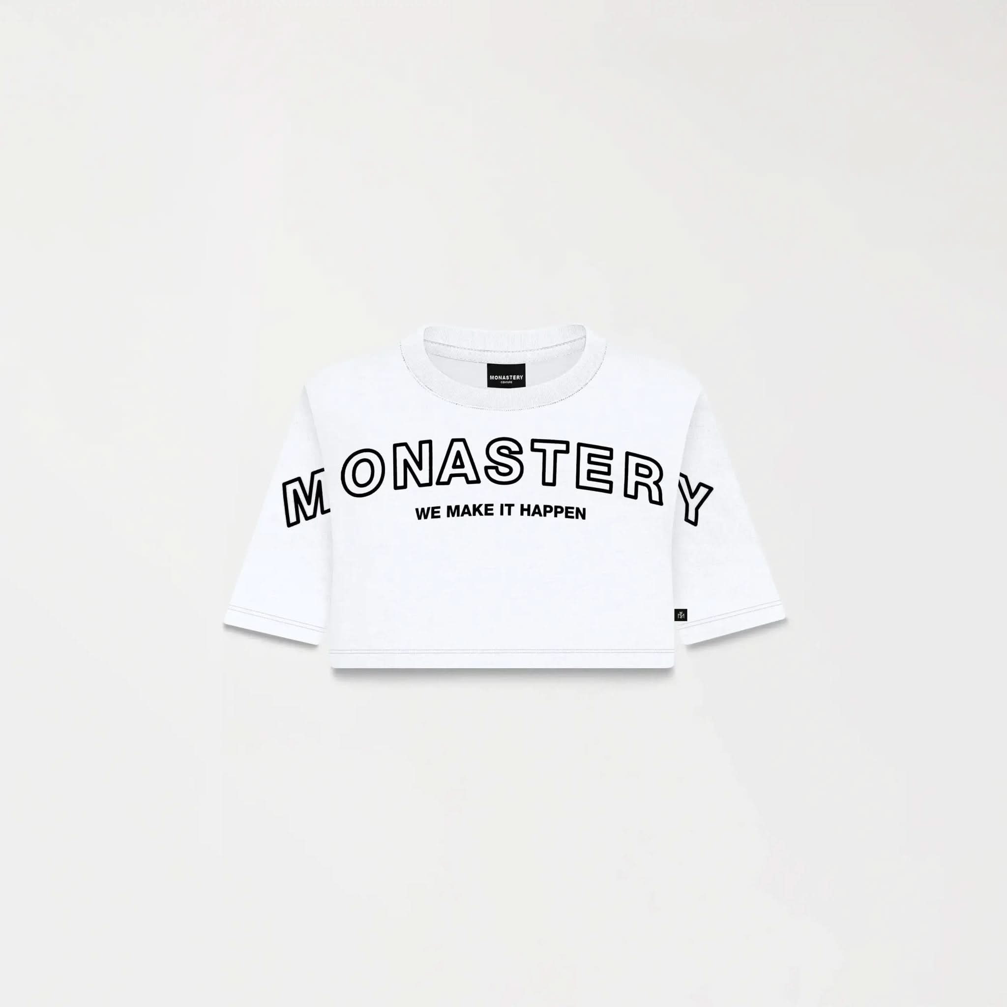 DUSTY CROP TOP WOMEN WHITE - Monastery | Tienda Oficial Colombia