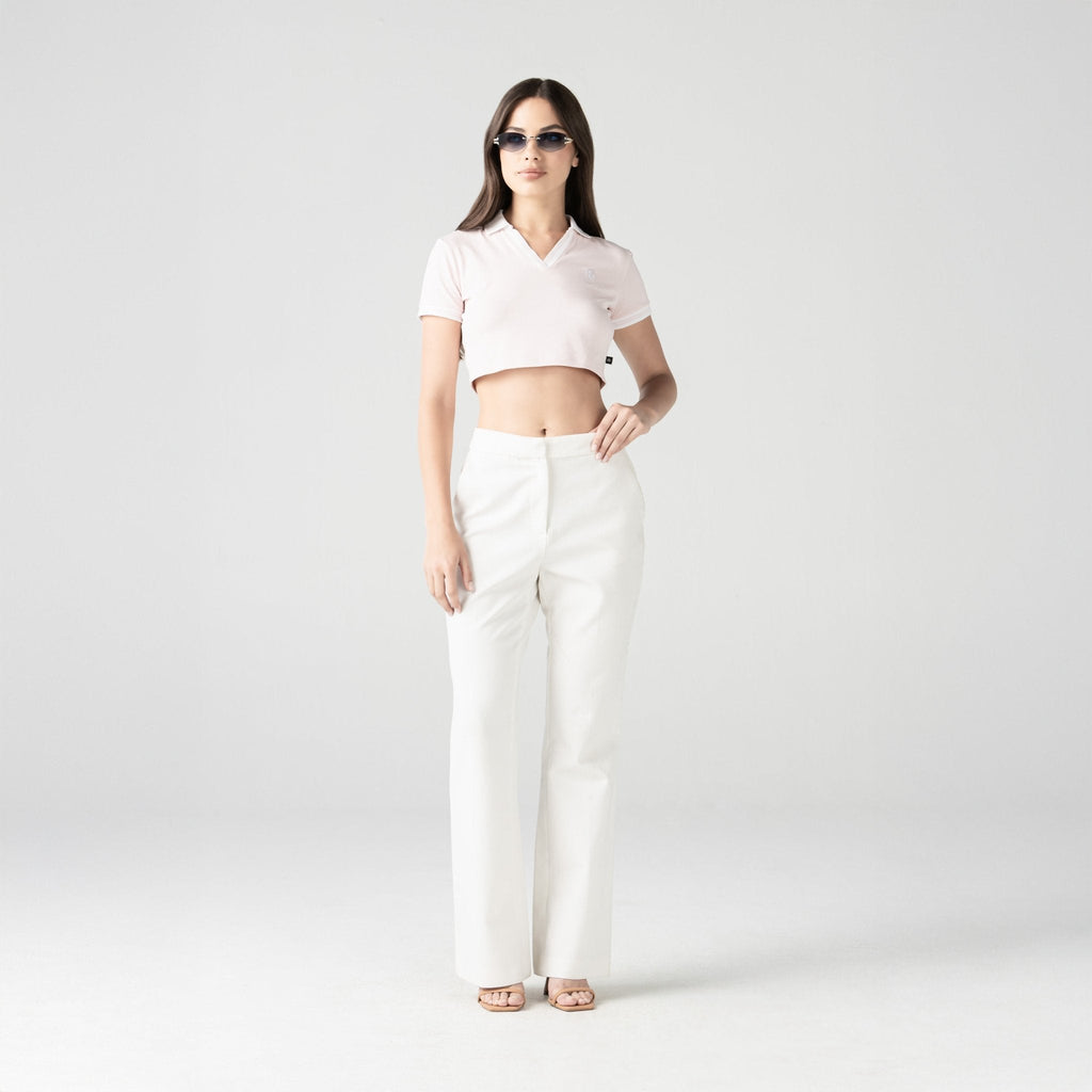 ELENTH CROP TOP WOMEN PALE LILAC - Monastery | Tienda Oficial Colombia