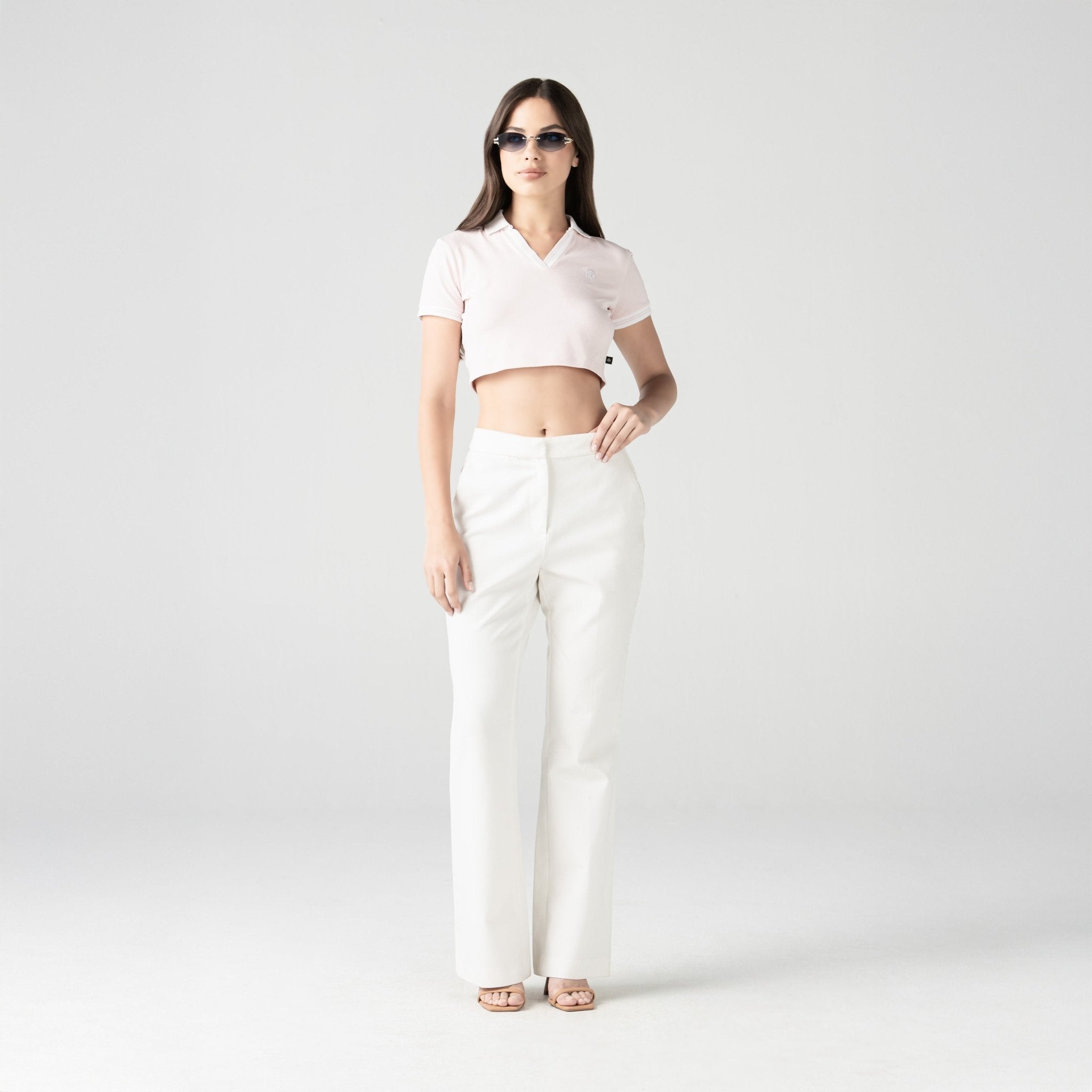 ELENTH CROP TOP WOMEN PALE LILAC - Monastery | Tienda Oficial Colombia