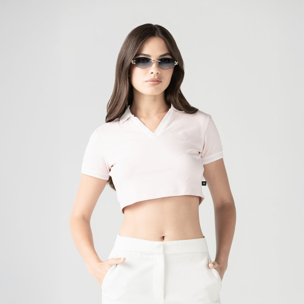 ELENTH CROP TOP WOMEN PALE LILAC - Monastery | Tienda Oficial Colombia