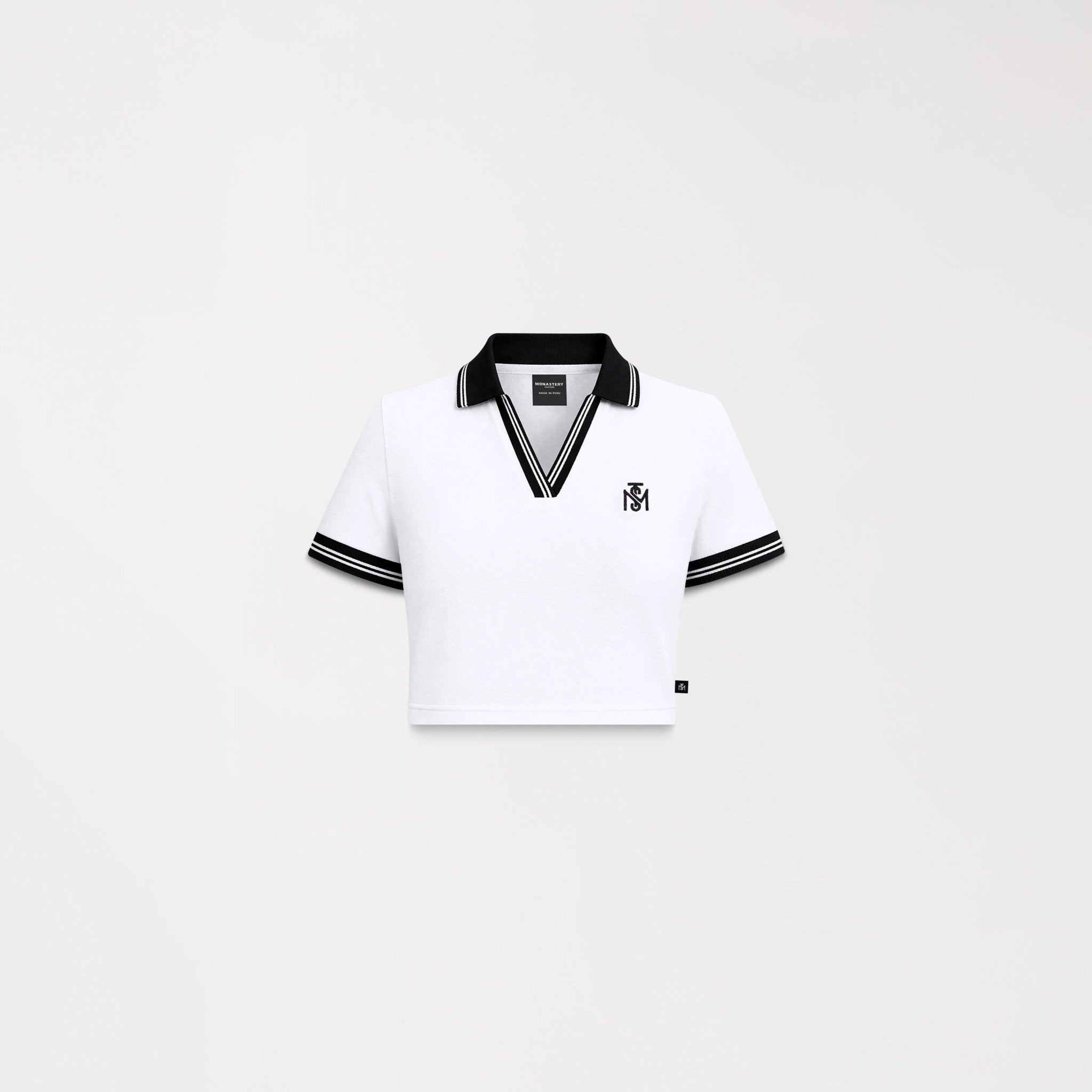ELENTH CROP TOP WOMEN WHITE - Monastery | Tienda Oficial Colombia