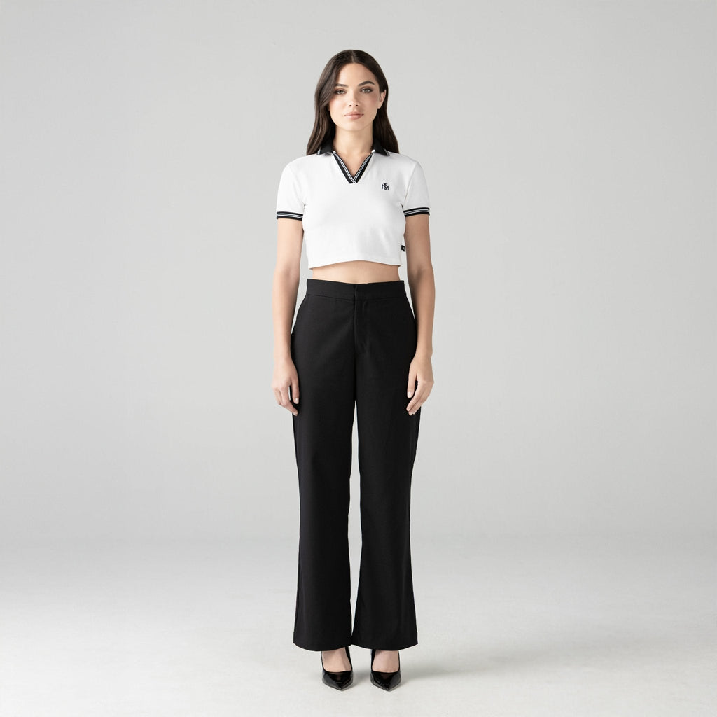ELENTH CROP TOP WOMEN WHITE - Monastery | Tienda Oficial Colombia