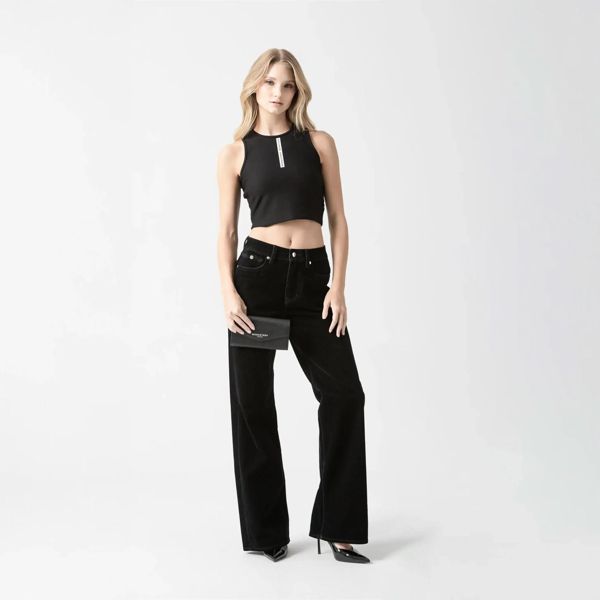 ELSIE TANK TOP WOMEN BLACK - Monastery | Tienda Oficial Colombia