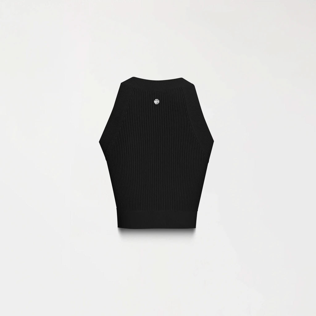 FAIRY KNITTED CROP TOP WOMEN BLACK - Monastery | Tienda Oficial Colombia