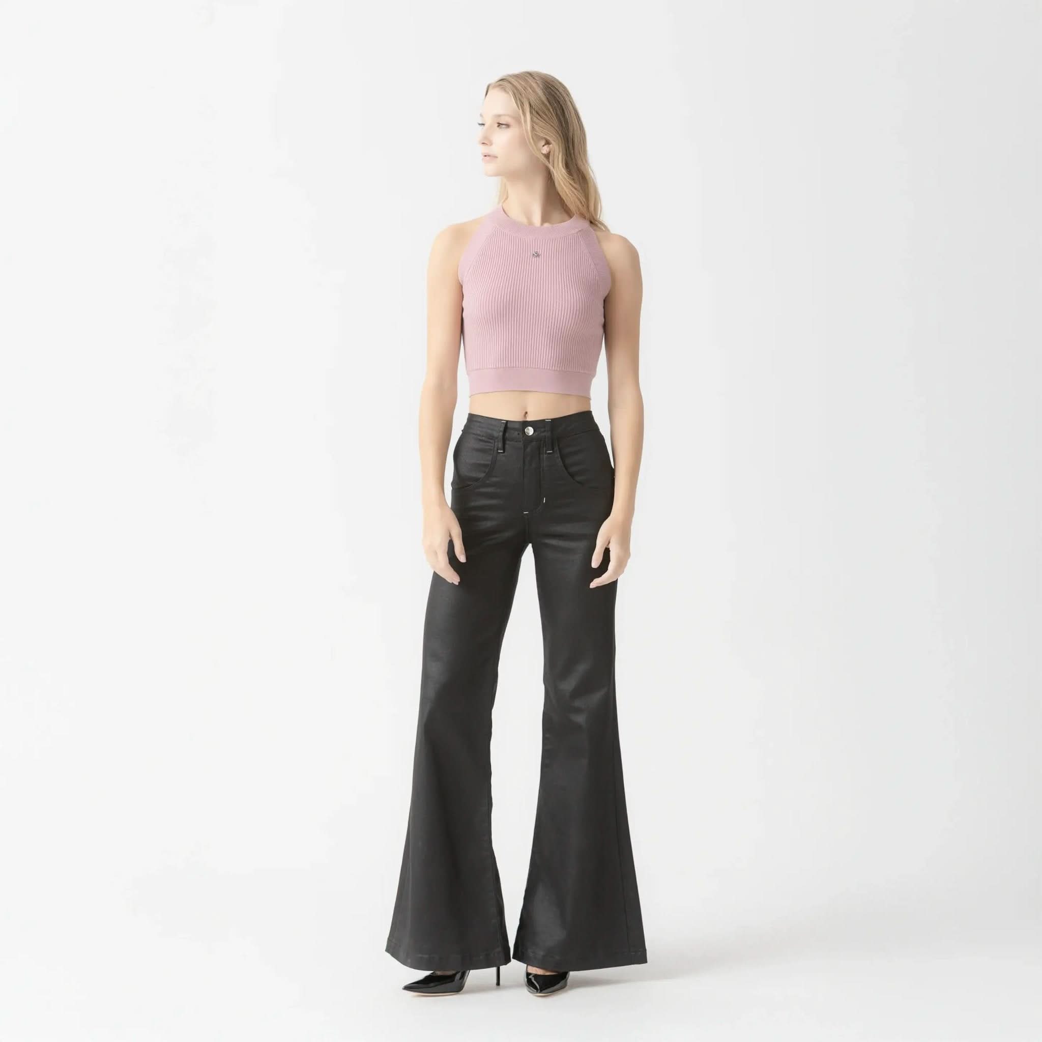 FAIRY KNITTED CROP TOP WOMEN WOODROSE - Monastery | Tienda Oficial Colombia