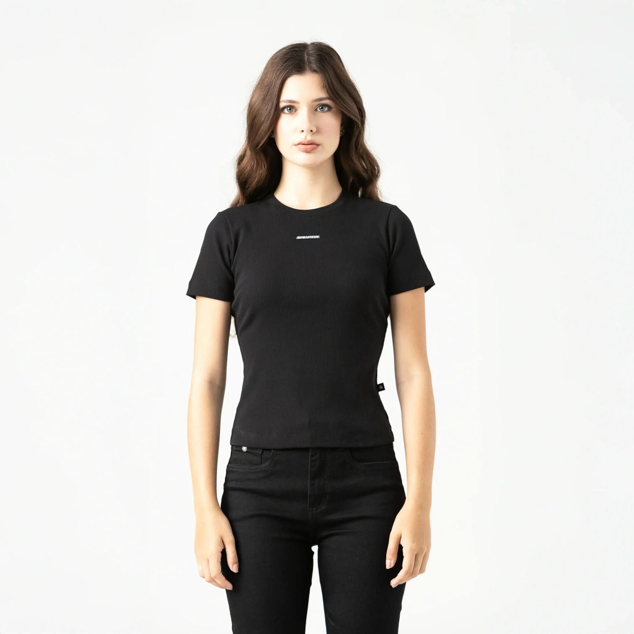 FAIZA T - SHIRT WOMEN BLACK - Monastery | Tienda Oficial Colombia