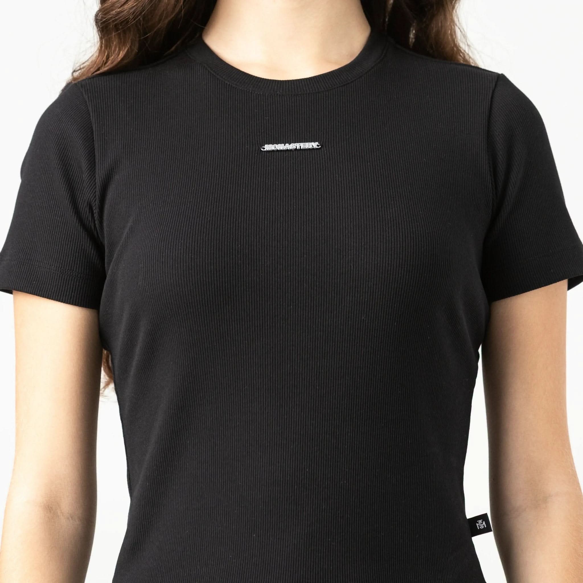 FAIZA T - SHIRT WOMEN BLACK - Monastery | Tienda Oficial Colombia
