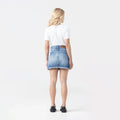 FLORA SKIRT WOMEN BLUE DENIM