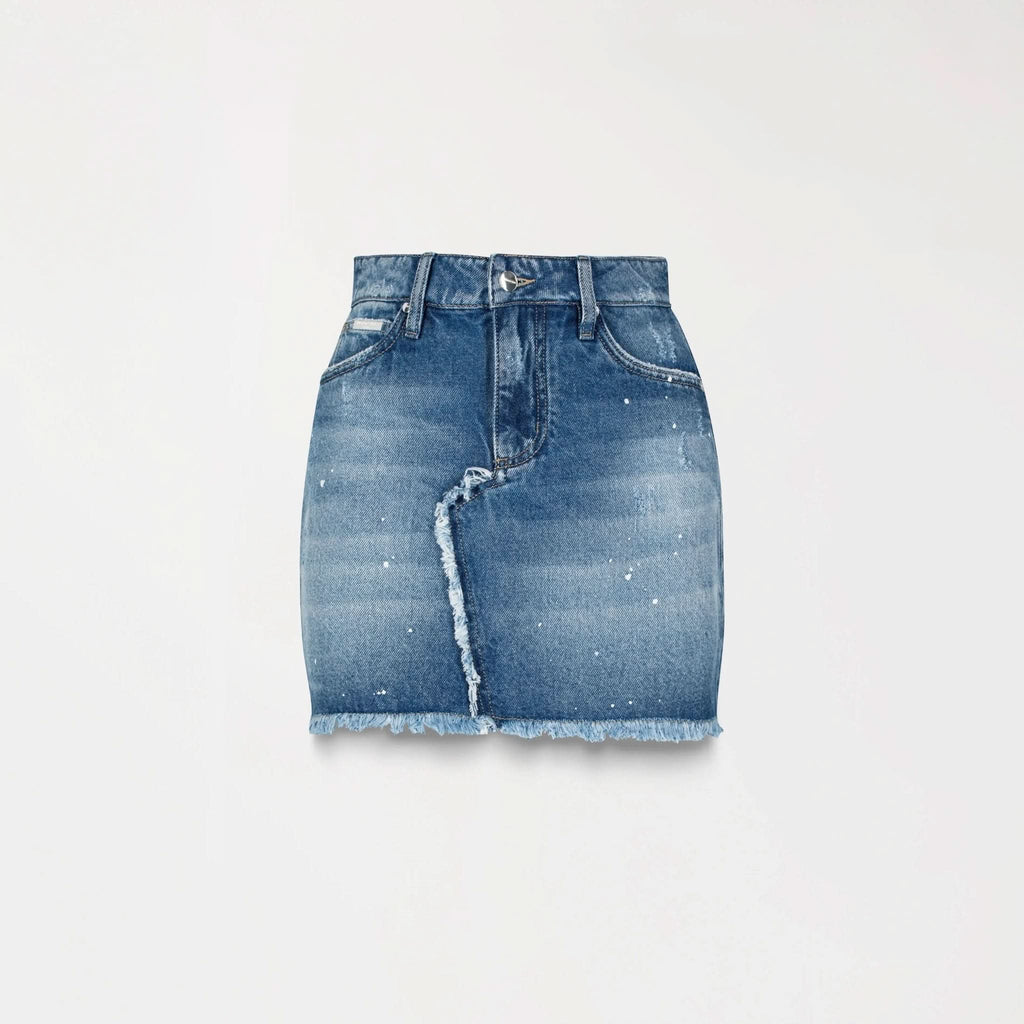 FLORA SKIRT WOMEN BLUE DENIM - Monastery | Tienda Oficial Colombia